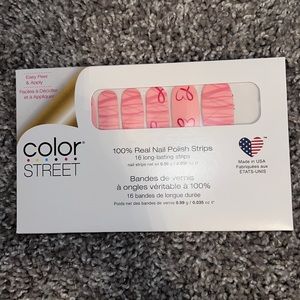 Choose Hope Breast Cancer Awareness Color Street 100% Real Nail Polish Strips